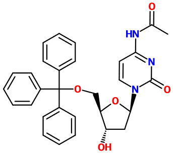 MC080647 N4-Acetyl-O5'-trityl-2'deoxy-cytidine (图片) MC080647 N4-Acetyl-O5'-trityl-2'deoxy-cytidine